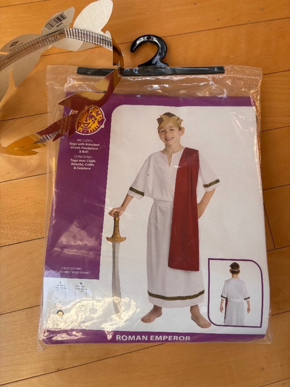 Roman emperor costume